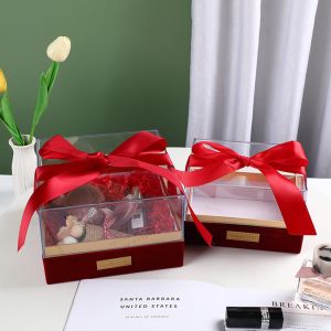 Buy cheap OEM ODM Valentine'S Day Gift Box Transparent Acrylic Handheld from wholesalers