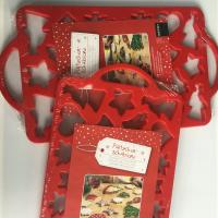 Buy cheap EEC 25pc Cookie Cutting Sheet Multiple Formine Per Biscotti 40 * 22 * 1.5cm Red product