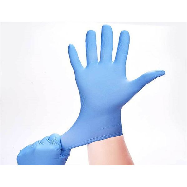 Quality Disposable Rubber Medical Examination Gloves Powdered With Pink Smooth for sale
