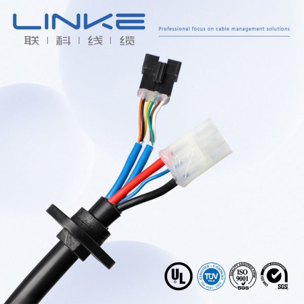Alloy Copper Conductor Control Cable Harness for Treadmill Offered Connect the