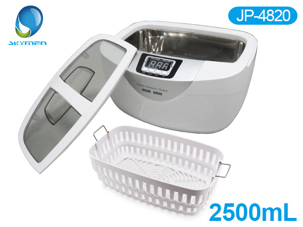 Buy cheap JP -4820 Portable White 2.5 Liter Professional Ultrasonic Jewelry Cleaner CE FCC Cetification from wholesalers