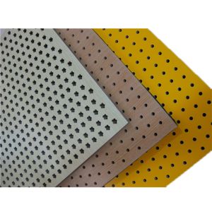 Buy cheap Wooden Perforated Studio Room Ceiling Acoustic Panel MDF Sound Reflecting from wholesalers