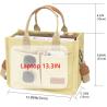 Buy cheap LARGE CANVAS TOTE BAG FOR WOMEN WITH POCKETS,LAPTOP CROSSBODY PURSES EVERYTHING EVERYDAY BAG HANDBAGS FOR WORK BEACH GYM from wholesalers