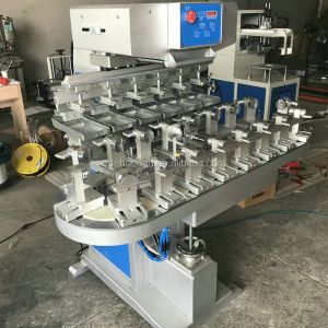 Buy cheap 70X120mm 6 Color Pad Printing Machine microcomputer control With Conveyor Belt from wholesalers