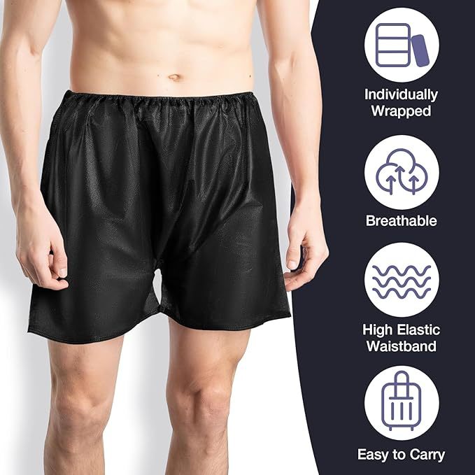 Buy cheap Disposable Men Boxer Shorts, Non Woven Male Underwear Patient for Travel Massage Individually Wrapped Individually Packing Of Disposable SPA Salon from wholesalers