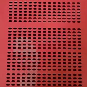 Buy cheap 1m Anti-Clog Rubber Screen Panel with 4mm Round Holes from wholesalers