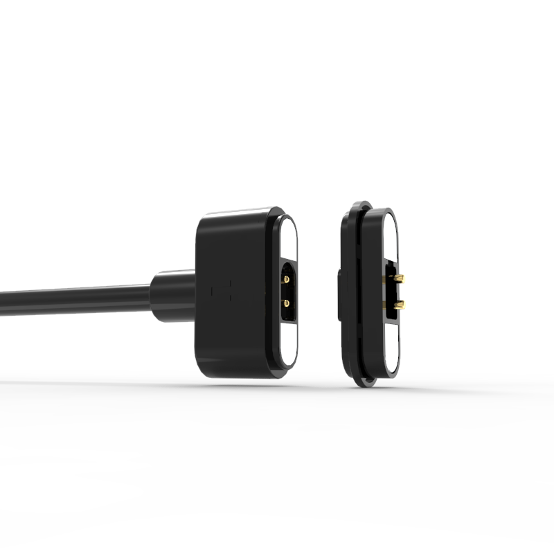 Buy cheap Customized 2pin male and female magnetic power connector with USB cable for headset from wholesalers