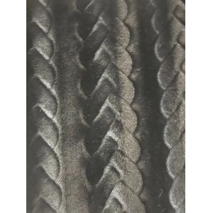 Buy cheap Soft Hand Feel Faux Black Coat with 1150g/m Weight and Knitted Backing Technics from wholesalers