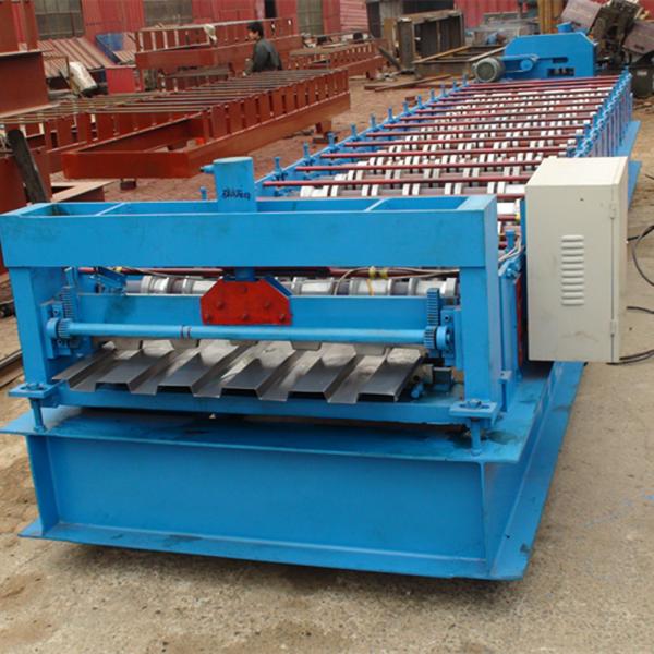 Quality Hydraulic Cutting Steel Roll Forming Machine For Aluminium Panel Container Board for sale