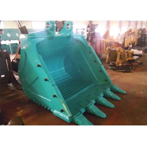 Durable 1.6 CBM Excavator Rock Bucket Kobelco SK350LC Excavator Mud Bucket