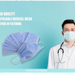 95% Protective Nonwoven Fabric Earloop Surgical Mask