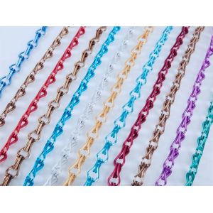 Buy cheap Elegant Silver Rectangular Aluminum Chain Screen Curtain Easy Maintenance from wholesalers