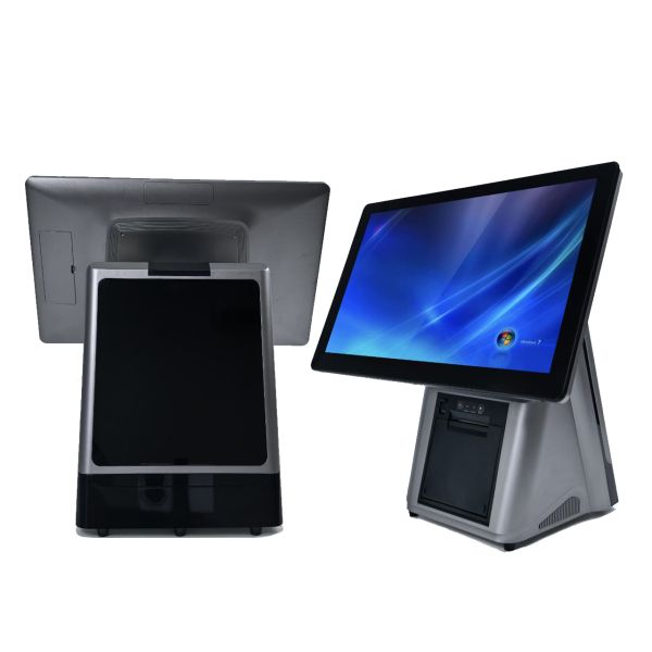 Quality 15.6 Inch All In One Touchscreen POS Monitor With 80mm Printer HD VGA USB RJ45 Interfaces for sale