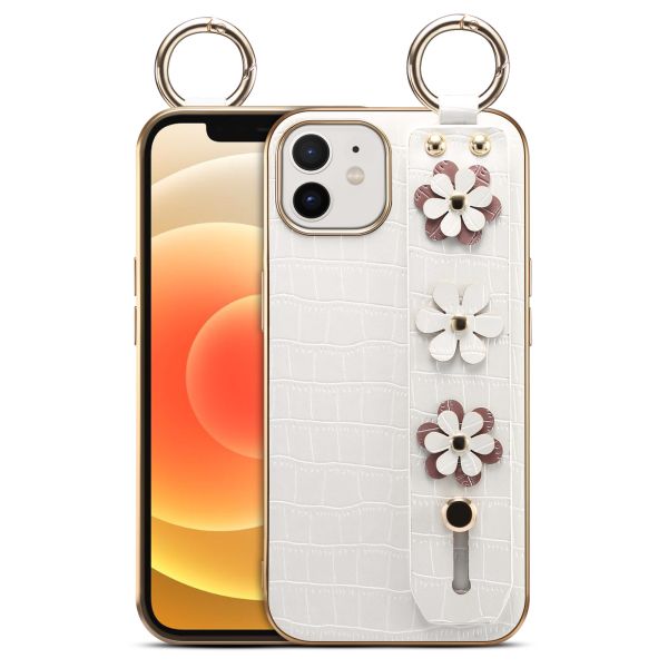 Quality Customized LG Phone Cases Pu Leather Shockproof Lanyard Strap for sale