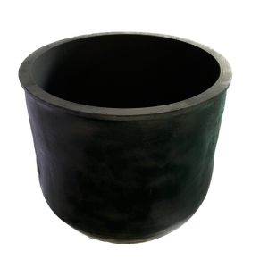 Buy cheap Metal Melting Silicon Carbide Graphite Crucible Round Low Slag Adherence from wholesalers
