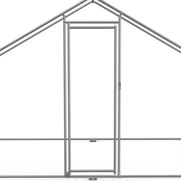 9x6ft Metal Chicken Coop Run For Farm Poultry