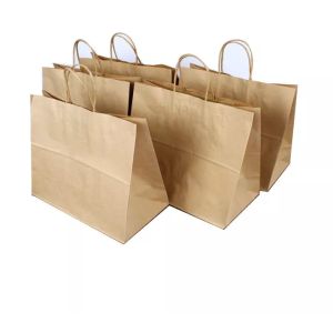 Buy cheap OEM Kraft Paper Handbag / Coffee Bags CMYK Embossed Eco Friendly from wholesalers