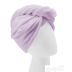 Custom Wholesale Fast Dry Absorbent Wrapped Twist Microfiber Hair Turban Towel