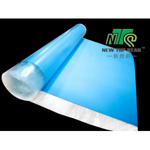 Buy cheap Anti Slip Acoustic Floor Underlayment 33KGS/M3 Blue IXPE Underfloor Heating Carpet Underlay from wholesalers
