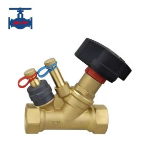 Buy cheap Brass Static Balance Valve with Threaded Connection and ISO9001 Certification for HVAC Systems product