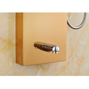 Buy cheap Multifunctional Rainfall Thermostatic Shower Panel ROVATE Wall Mounted from wholesalers