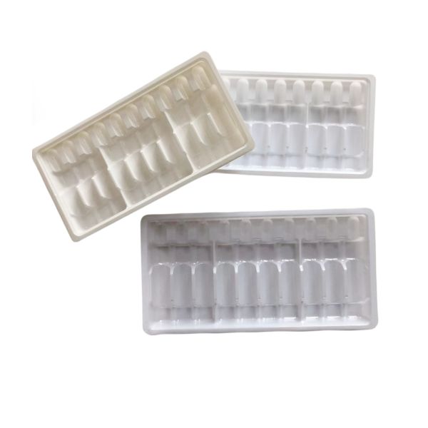 Quality PET ampoule tray water injection ampoule tray customization for sale