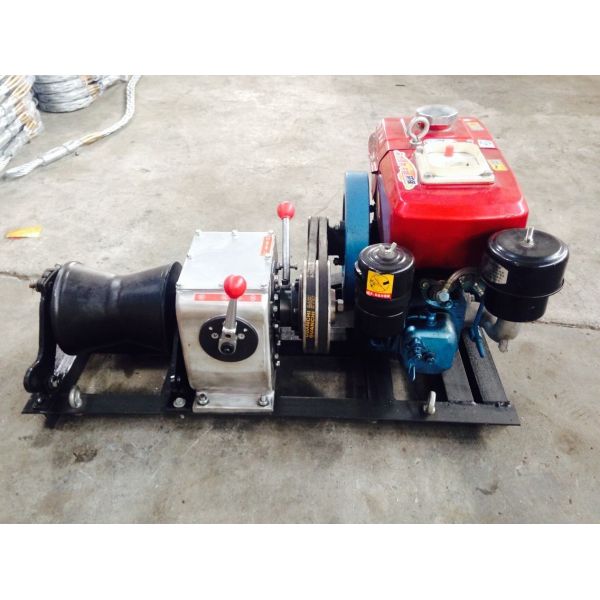 Buy cheap Power Construction 1T Diesel Cable Winch With Water Cooled Diesel Engine from wholesalers