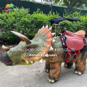 Buy cheap Animatronic Walking Triceratops Walking Dinosaur Playground Equipment For Youth from wholesalers