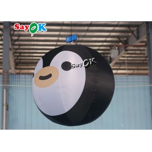 6.6ft Giant Inflatable Penguin Character Model For Yard Stage Decorations