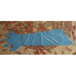 Buy cheap Disposable Long Arm PP OPP Glove Making Machine 20 - 30 pcs / min With CE ISO9001 from wholesalers