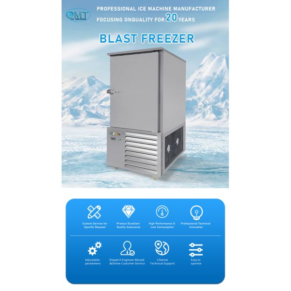Convenient Water Quick Freezer Machine 220V 2.3kw Instant Freezing Machine