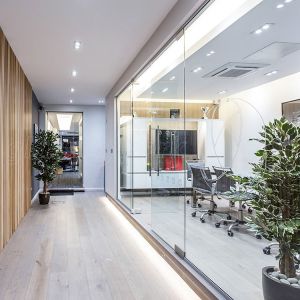 Buy cheap Aluminum Frame Glass Cubicle Walls Dimension Customized With Door product