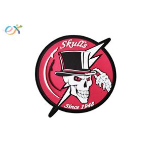 Buy cheap Hook And Loop Custom Rubber Patches , Rubber Rubber Patches For Hats from wholesalers