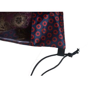 Buy cheap 100% polyester full printing transparent see through window string drawing bag from wholesalers