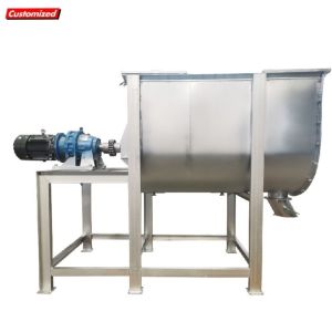 Horizontal Animal Feed Crusher Machine Chemicals Processed Commercial Powder