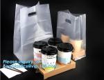 Buy cheap Disposable cup carrier bag, carry bag, cup handle bag, handy bag, die cut bag, handle carry bag, grocery bag, bakery pac from wholesalers