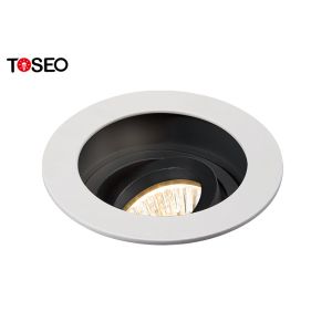 China GU10 Anti Glare Downlights Fixtures White 90mm Cut Out Downlights on sale