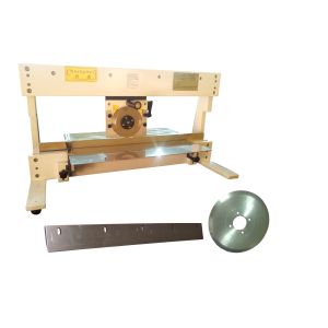Buy cheap Manual Pcb Depanelizer with one linear and circular blades from wholesalers