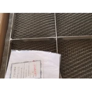 Buy cheap Wire Mesh Demister Mist Eliminator 100mm 150mm Thickness from wholesalers