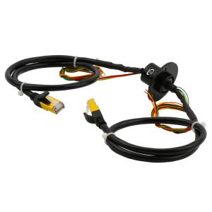 China Compact Designed Slip Ring 1circuit 100M Ethernet, 6circuits 2A on sale