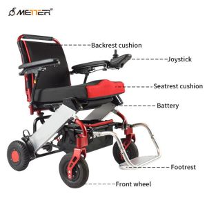 Buy cheap Brushless Motor Lithium Battery Powered Wheelchairs 6km/H from wholesalers