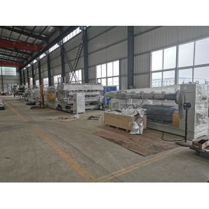 Buy cheap Advanced Plastic Sheet Extrusion Line For PC Hollow Sheet / Sun Sheet Production from wholesalers