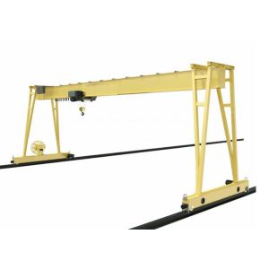 Buy cheap 5ton single girder gantry crane with electric hoists CE ISO EU certificates from wholesalers