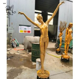 Buy cheap Bronze Garden Fountain Brass Dancer Fairy Sculpture Life Size from wholesalers