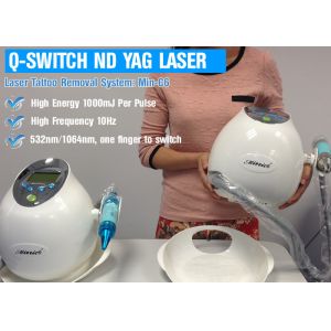 Buy cheap 1064nm ND YAG Laser Machine Q Switched , Tattoo Laser Removal Equipment from wholesalers