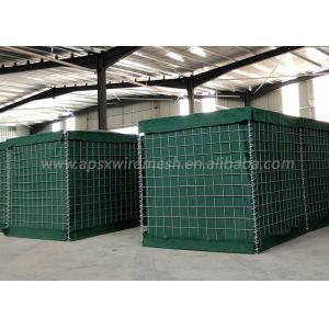 Buy cheap Welded Green 5.0mm Military Barrier 3 X 3 Mesh Hole from wholesalers
