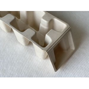 Buy cheap Processed Molded Fiber Packaging End Caps Thermoformed Egg Cartons Molded Pulp from wholesalers
