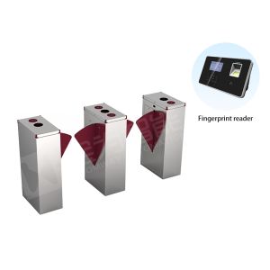 Buy cheap Compact Design Flap Barrier Turnstile Gate Mechanical Access Control Entrance Security from wholesalers