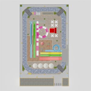 Buy cheap 1500 Square Meter Indoor Water Park with 400-500 People Capacity and Irregular Shape Design for All Ages from wholesalers