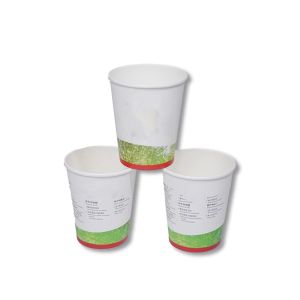 Buy cheap Wholesale Customized logo Size Eco-friendly Recyclable Plastic Free Disposable Coffee Hot Drink Cups from wholesalers